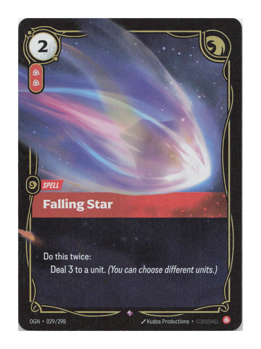 Falling Star Rare Origins 029/298 NM