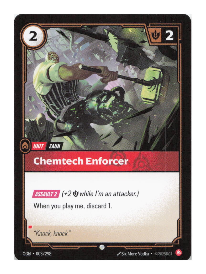 Chemtech Enforcer Common Origins Foil 003/298 NM