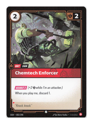 Chemtech Enforcer Common Origins Foil 003/298 NM