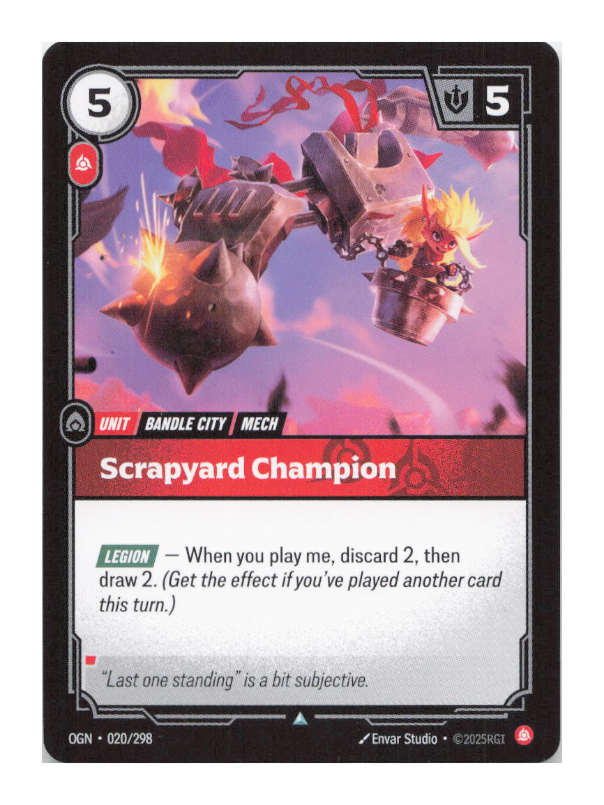 Scrapyard Champion Uncommon Origins 020/298 NM
