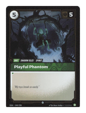 Playful Phantom Common Origins Foil  049/298 NM