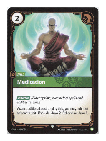 Meditation Common Origins 048/298 NM