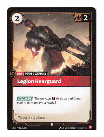Legion Rearguard Common Origins 010/298 NM