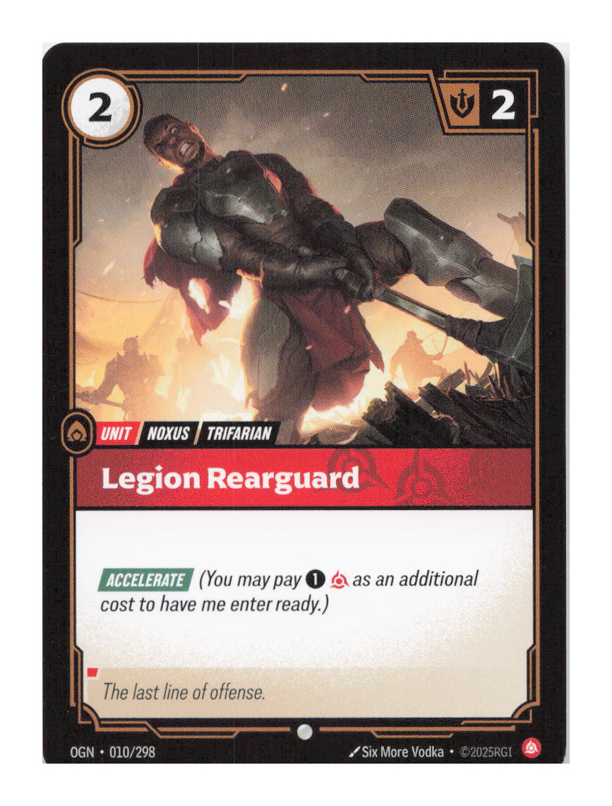 Legion Rearguard Common Origins 010/298 NM