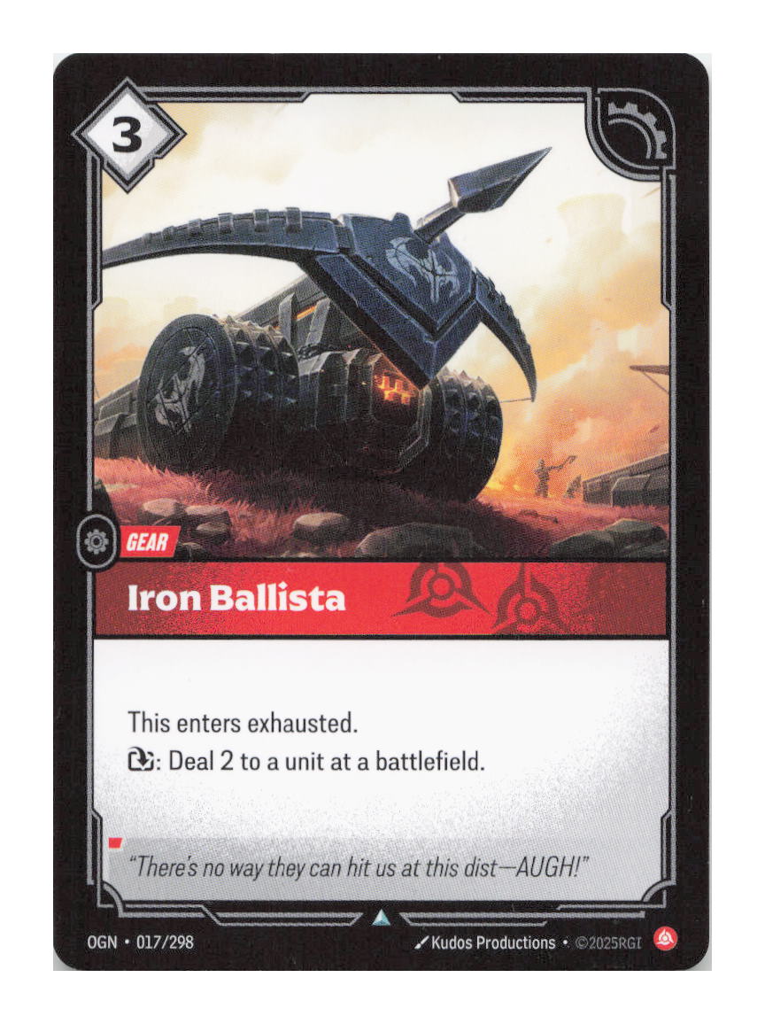 Iron Ballista Uncommon Origins 017/298 NM