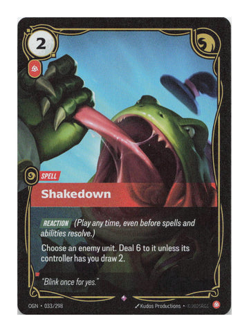 Shakedown Rare Origins 033/298 NM