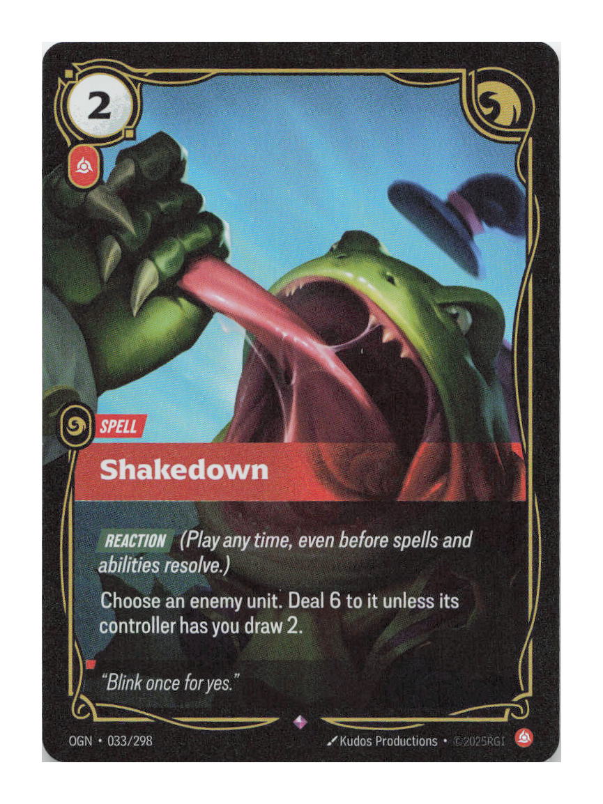 Shakedown Rare Origins 033/298 NM