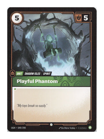 Playful Phantom Common Origins 049/298 NM