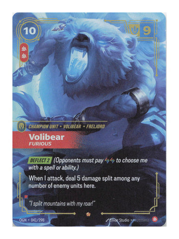 Volibear, Furious Epic Origins 041/298 NM