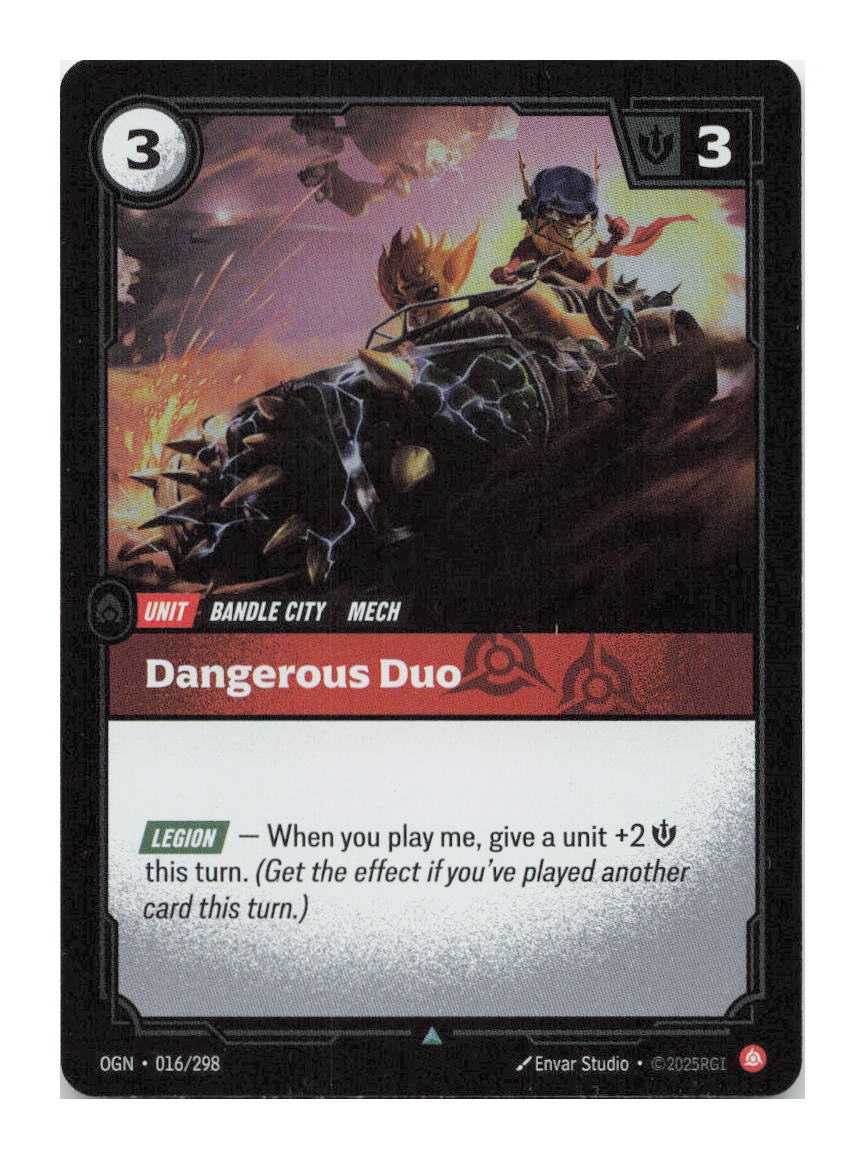 Dangerous Duo Uncommon Origins Foil 016/298 NM