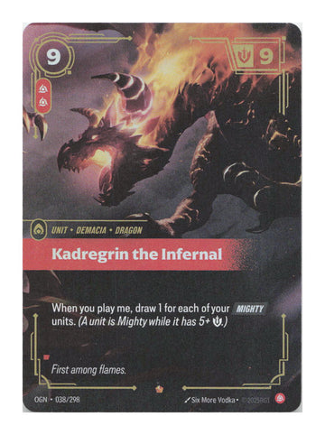 Kadregrin the Infernal Epic Origins 038/298 NM