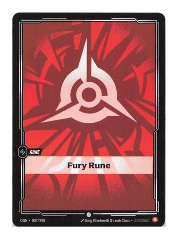 Fury Rune Common Origins 007/298 NM