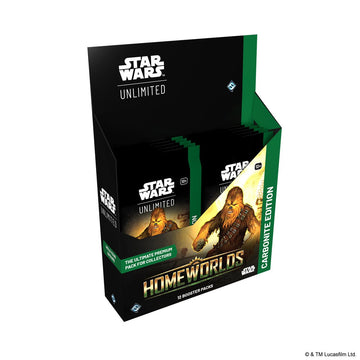 Star Wars: Unlimited - Homeworlds - Carbonite Booster Display (EN)