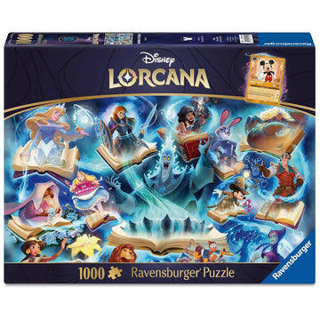 Puzzle - 1000 pcs - Disney Lorcana TCG - Glimmers of the Realm: Sapphire (EN)