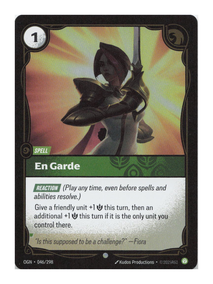En Garde Common Origins Foil  046/298 NM