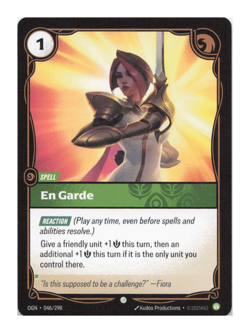 En Garde Common Origins 046/298 NM