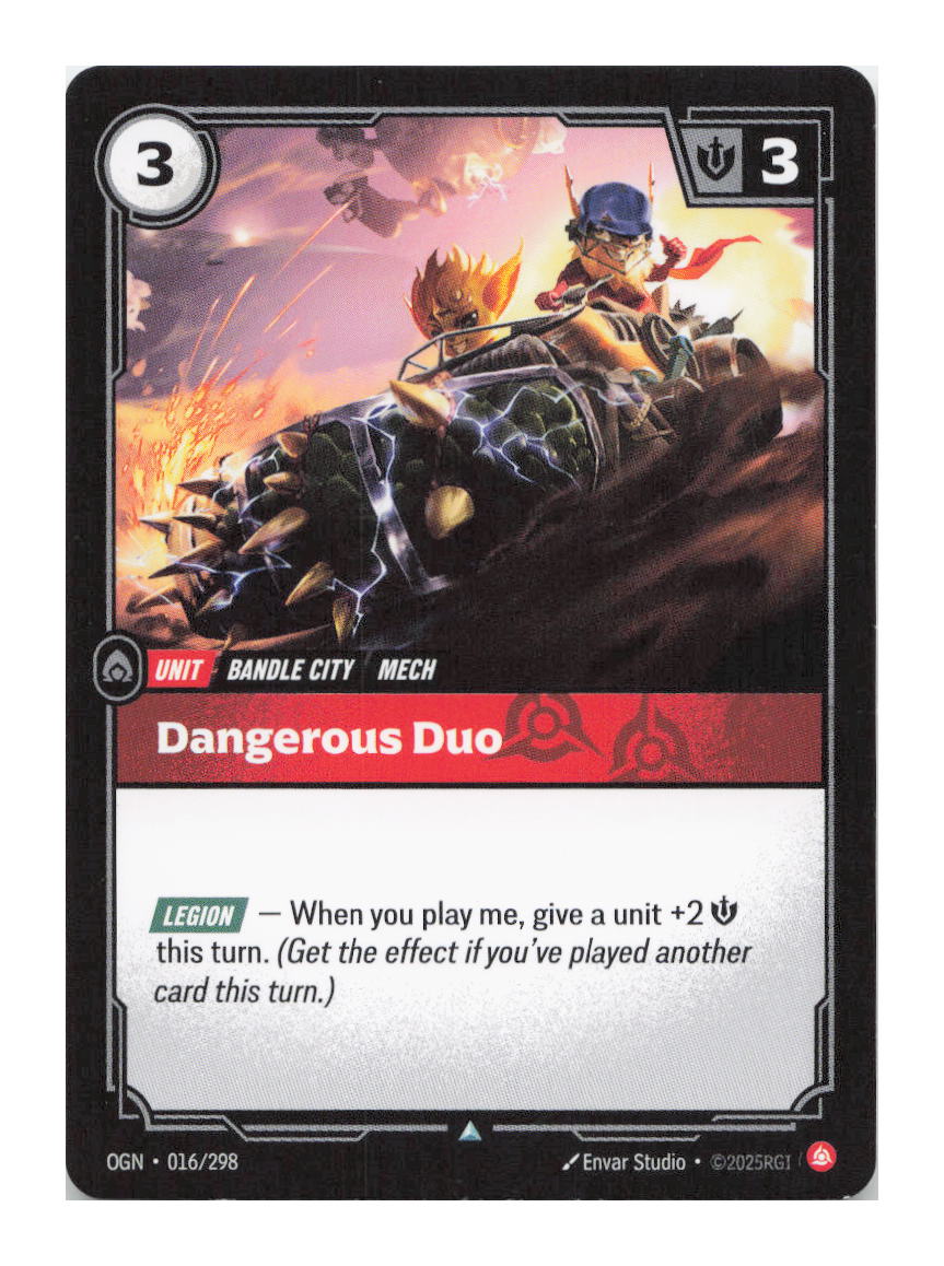 Dangerous Duo Uncommon Origins 016/298 NM