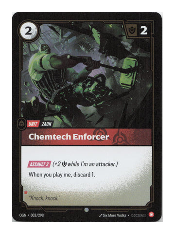 Chemtech Enforcer Common Origins Foil 003/298 NM