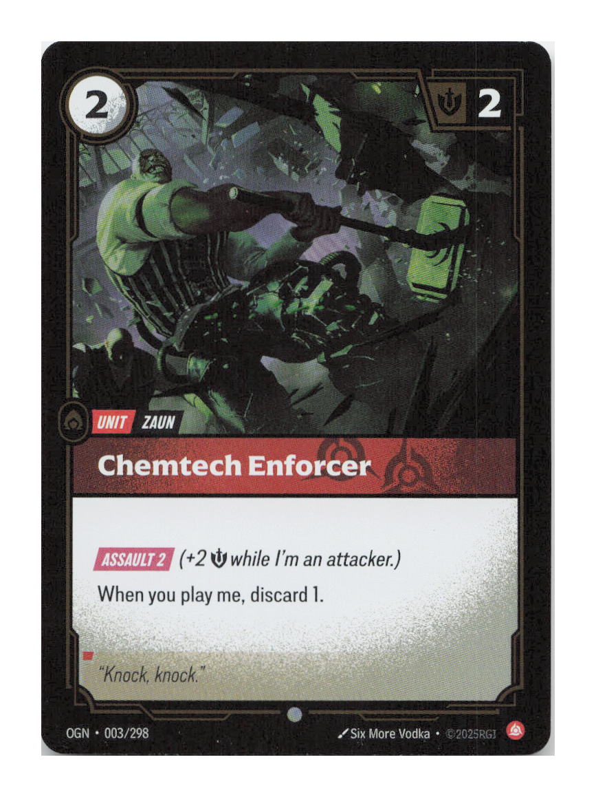 Chemtech Enforcer Common Origins Foil 003/298 NM