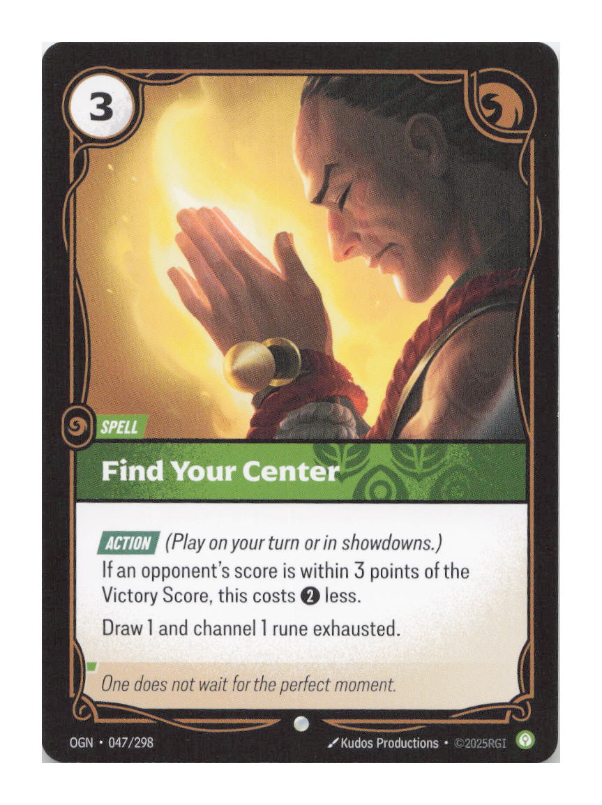 Find Your Center Common Origins 047/298 NM