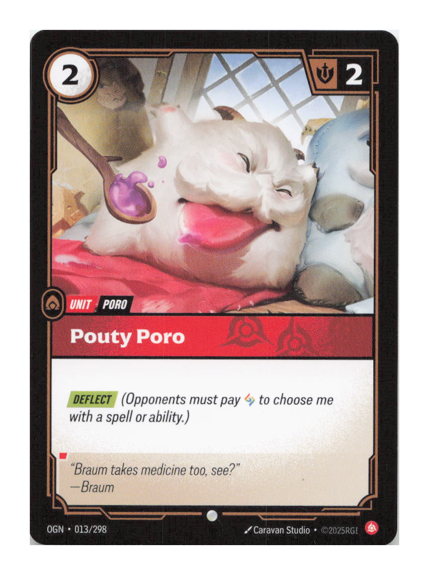 Pouty Poro Common Origins 013/298 NM