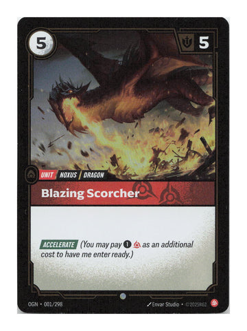 Blazing Scorcher Common Origins 001/298 NM