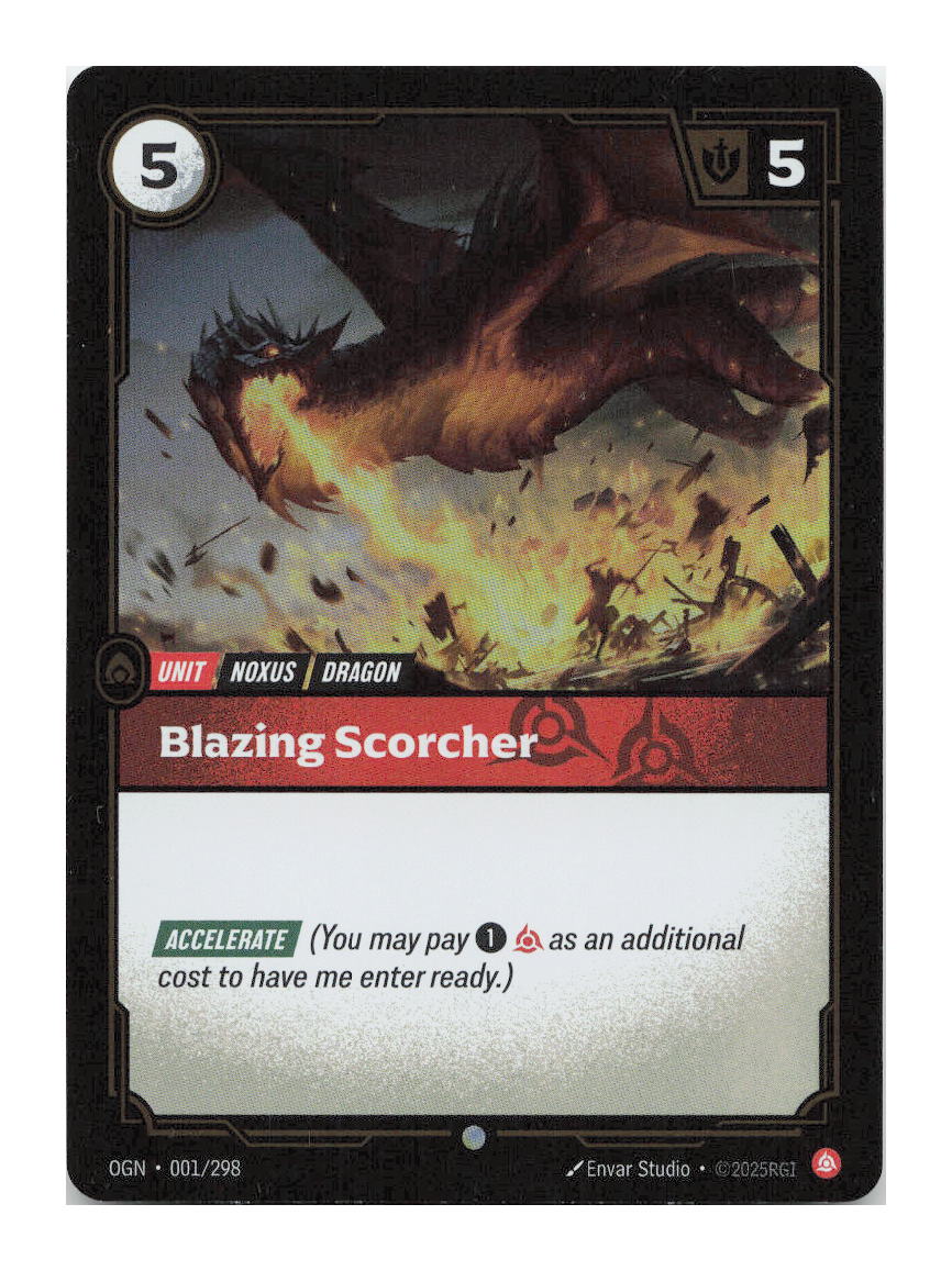 Blazing Scorcher Common Origins 001/298 NM